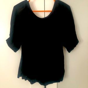 Loft blouse, ruffle arms
